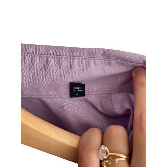 Nautica CLASSIC FIT NON-IRON PERFORMANCE POPLIN SHIRT - Picture 5 of 5